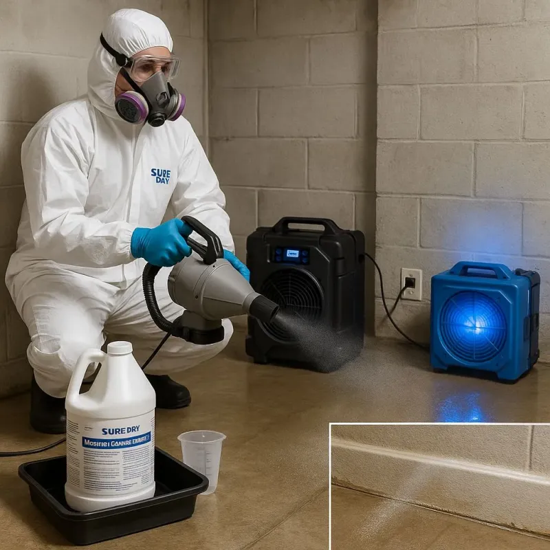 Sanitization and Odor Removal process in Mercer Island, WA